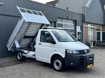 Volkswagen Transporter 2.0 TDI L1H1 Pick up Kipper open laad, Auto's, Bestelauto's, Voorwielaandrijving, Euro 5, Gebruikt, Zwart