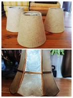 Klemkapjes 3 kapjes met klem voor tafellamp ecru, Ophalen of Verzenden