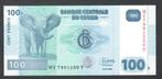 Bankbiljet - Congo 100 Francs 2022 - UNC., Ophalen of Verzenden, Overige landen, Los biljet