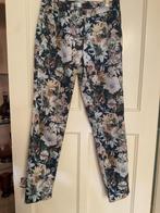 IN ZEER NETTE STAAT BRAX BLOEMENPANTALON MT MT 36 L, Ophalen of Verzenden, Gedragen, Maat 36 (S), Blauw