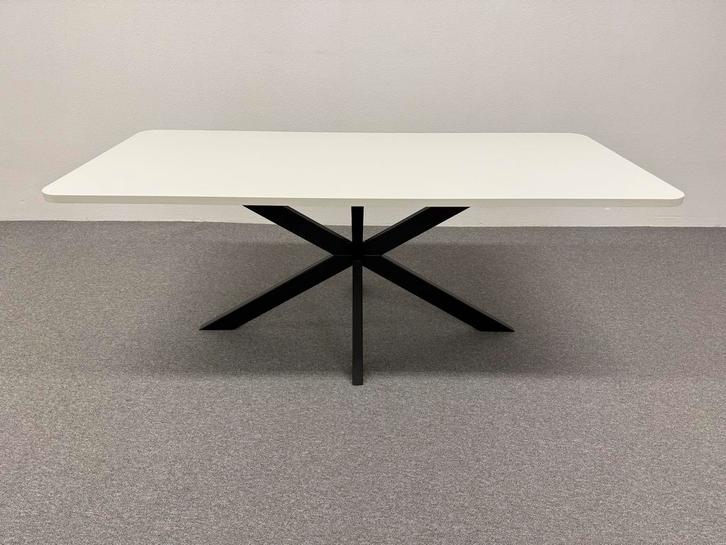 Rechthoekige eettafel Fenix Bianco Kos 200x90, Huis en Inrichting, Tafels | Eettafels, Zo goed als nieuw, 50 tot 100 cm, 200 cm of meer