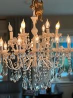 Kroonluchter glas, Huis en Inrichting, Lampen | Kroonluchters, Ophalen of Verzenden, Gebruikt, Glas