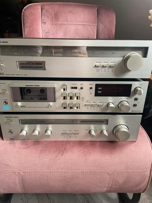 NEC stereo set  7300 serie, Audio, Tv en Foto, Stereo-sets, Gebruikt, Cassettedeck, Tuner of Radio, Overige merken, Losse componenten