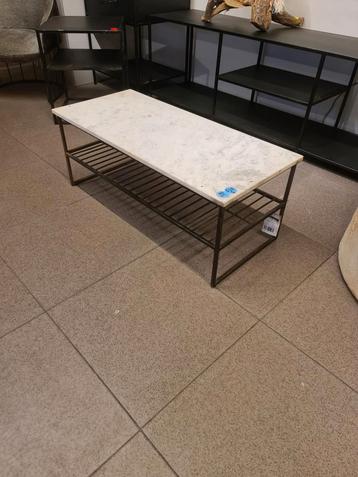 Nieuwe livingfurn marble collectie salontafel messing €85 beschikbaar voor biedingen