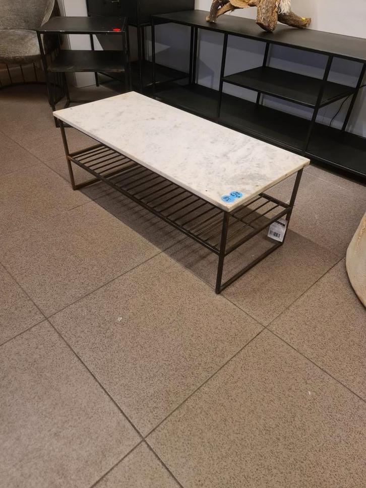 Nieuwe livingfurn marble collectie salontafel messing €85, Huis en Inrichting, Woonaccessoires | Overige, Nieuw, Ophalen