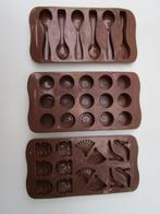 3 x chocoladevorm / vorm voor bonbons. Rubber. NIEUW.     3, Ophalen, Nieuw