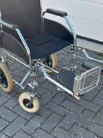 Rolstoel geschikt voot gestrekt been, gips etc  ,, Gebruikt, Rolstoel, Rolstoel inklapbaar, Duwrolstoel