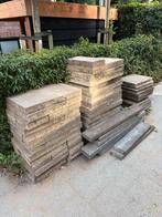 GRATIS Tuintegels: Terratops Safari & Grindtegels, Tuin en Terras, Tegels en Klinkers, Ophalen, Gebruikt, Minder dan 5 m², Beton