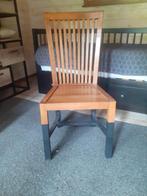 houten stoel, Gebruikt, Bruin, Eén, Hout