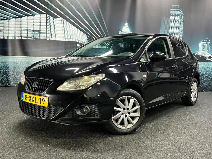 Seat Ibiza 1.2 TSI 77KW 2011 Zwart  AIRCO/CRUISE/KET VERVANG, Auto's, Seat, Bedrijf, Te koop, Ibiza, ABS, Airbags, Airconditioning