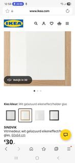 Ikea Sindvik vitrine kastdeur 64x60 - incl scharnieren, Ophalen, Zo goed als nieuw, 50 tot 100 cm