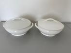 2 dekschalen Societe Ceramique Maestricht, Ophalen of Verzenden