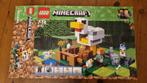 LEGO Minecraft set 21140, "Het Kippenhok", Kinderen en Baby's, Speelgoed | Duplo en Lego, Ophalen of Verzenden, Zo goed als nieuw