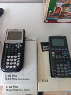2x texas instruments ti-84 plus & ti-83, Diversen, Ophalen of Verzenden, Grafische rekenmachine, Zo goed als nieuw