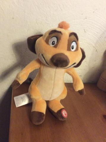 Lion King Timon knuffel. oplichtende wangen. staand 20 cm beschikbaar voor biedingen