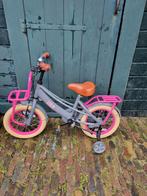Kinderfiets Lola roze 14 inch, Fietsen en Brommers, Fietsen | Kinderfietsjes, Ophalen, Gebruikt, Minder dan 16 inch, Zijwieltjes