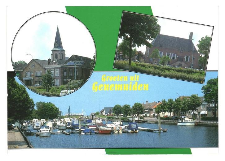 980530 Genemuiden Ov Gelopen met zegel, Verzamelen, Ansichtkaarten | Nederland, Gelopen, Overijssel, Ophalen of Verzenden