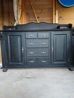 massief houten dressoir - oud houten dressoir, Ophalen, Gebruikt, 150 tot 200 cm, 25 tot 50 cm