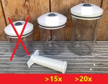 Vacuvin vacuum ‘food saver’ voorraadbussen Vacu vin #1 beschikbaar voor biedingen