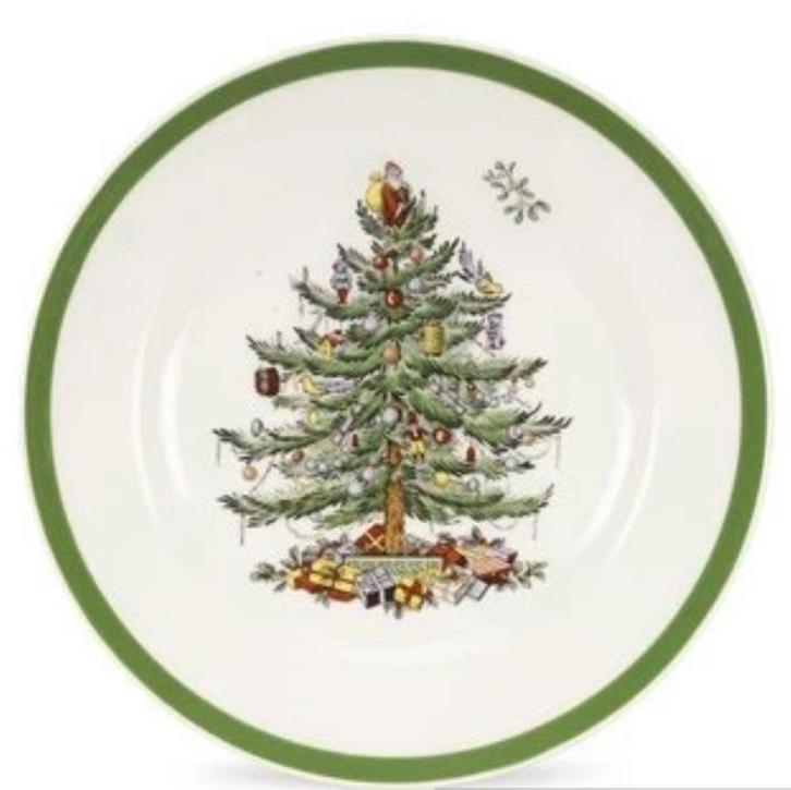 Te koop gevraagd: Spode Christmas Tree Ontbijtbordjes, Huis en Inrichting, Keuken | Servies, Gebruikt, Bord(en), Overige stijlen