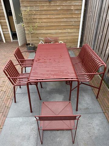 HAY Pallisade Tuin set + 2 X- Line stoelen beschikbaar voor biedingen