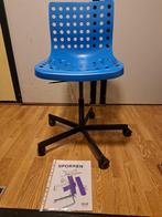 Sporren bureaustoel blauw van Ikea, Huis en Inrichting, Bureaustoelen, Ophalen, Zo goed als nieuw, Blauw, Bureaustoel
