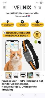 GPS tracker kat/ kleine hond, Ophalen of Verzenden, GPS, Nieuw