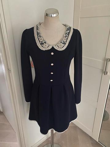 Shikha London Jurk - Maat S donkerblauw beschikbaar voor biedingen