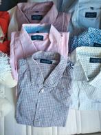 Overhemden van John Cabot maat xxl 45-46 lange mouw, Blauw, Ophalen of Verzenden, Zo goed als nieuw, Overige halswijdtes