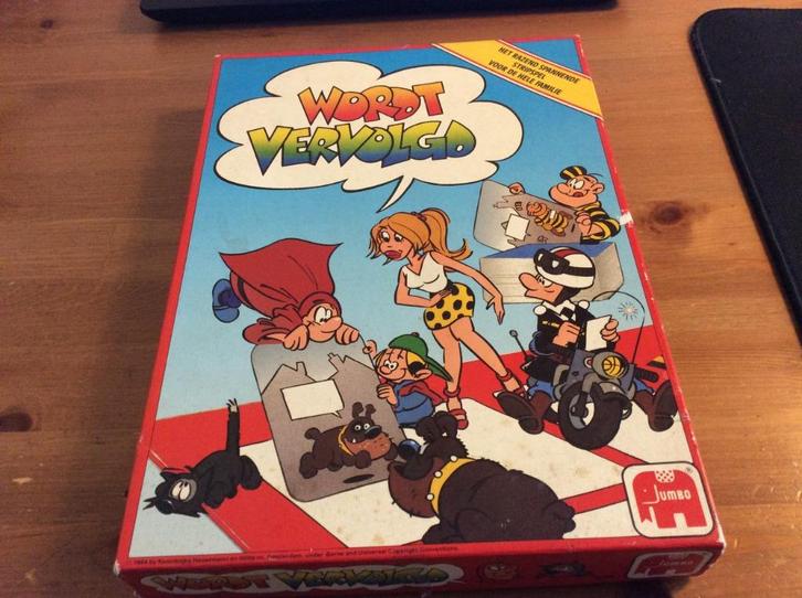 Wordt Vervolgd vintage bordspel van Jumbo (1984), Hobby en Vrije tijd, Gezelschapsspellen | Bordspellen, Ophalen of Verzenden
