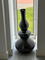 Zwarte vaas, Ophalen, Overige materialen, 50 tot 75 cm, Zwart
