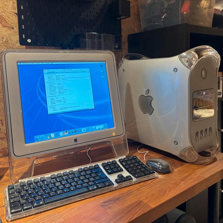 Apple Power Mac G4 - Vintage Computer, Computers en Software, Apple Desktops, Gebruikt, Powermac, HDD, Minder dan 2 Ghz, Minder dan 4 GB