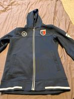 Blauw vest met logo - Maat 176, Kinderen en Baby's, Kinderkleding | Maat 176, Ophalen of Verzenden, Zo goed als nieuw, Jongen of Meisje