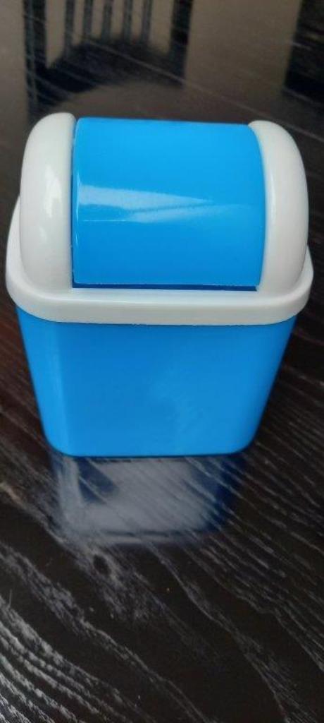 Zgan tafelafvalbak tafelafvalbakje prullenbakje bureau buro, Diversen, Bureau-accessoires, Zo goed als nieuw, Ophalen of Verzenden