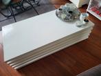 Zware witte salontafel, Huis en Inrichting, Tafels | Salontafels, Ophalen, Gebruikt, 100 tot 150 cm, 50 tot 100 cm