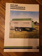 Tractor folder Deutz-Fahr opraapwagens, Ophalen of Verzenden, Zo goed als nieuw