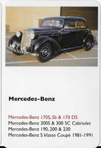 A24 autokaartje mercedes - benz 170s sb & 170 ds, Ophalen of Verzenden, Zo goed als nieuw, Auto's