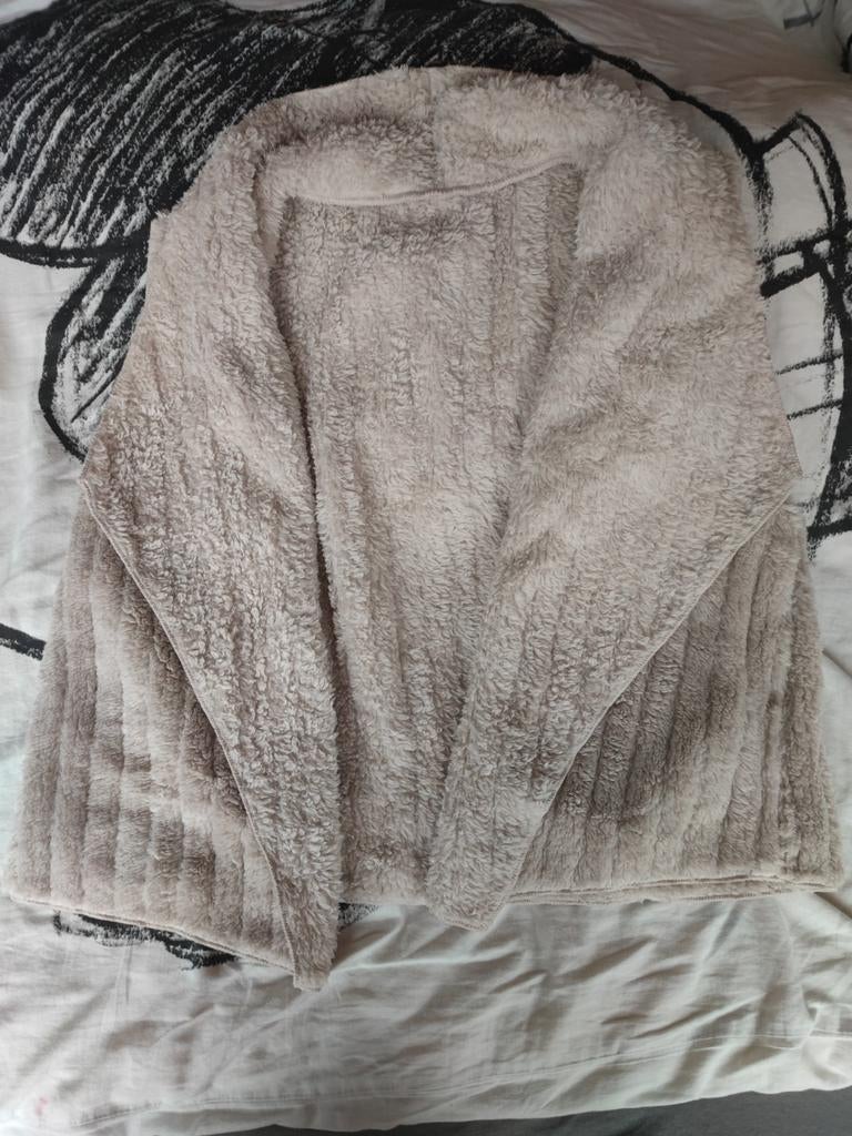 Beige Teddy Vest - Heerlijk Zacht!, Maat 38/40 (M), Beige, Ophalen of Verzenden, Onbekend