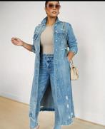 Nieuwe lange spijker jas denim jack maat L/XL, Ophalen of Verzenden, Zo goed als nieuw, Maat 46/48 (XL) of groter, Blauw