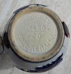 Knodgen Edel Keramik 2 x Vaas 1480 20 Grijs / Blauw / Bruin, Antiek en Kunst, Ophalen of Verzenden