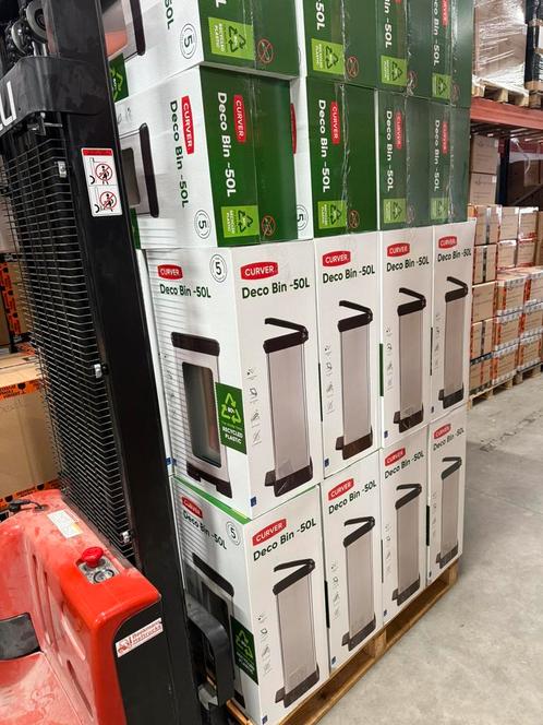 Curver decobin 50 liter pedaalemmer vuilnisbak waste bin, Huis en Inrichting, Woonaccessoires | Prullenbakken, Nieuw, Kunststof