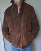 Suède heren jack maat M, Bruin, Maat 48/50 (M), Ophalen of Verzenden, Gedragen