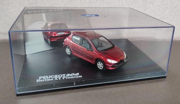 modelauto 1/43 PEUGEOT 206 BERLINE XT premium, Hobby en Vrije tijd, Modelauto's | 1:43, Zo goed als nieuw, Auto, Overige merken