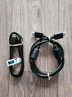 HDMI KABELS 2 STUKS, Ophalen of Verzenden, Nieuw, Minder dan 2 meter, HDMI-kabel