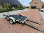 Plateauaanhanger – Geschikt voor Motoren of Algemeen, Auto diversen, Aanhangers en Bagagewagens, Ophalen, Zo goed als nieuw