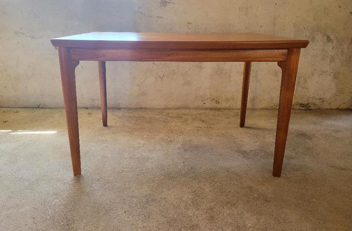 Vintage tafel in teak van Grete Jalk voor Glostrup, Huis en Inrichting, Tafels | Eettafels, Gebruikt, 50 tot 100 cm, 200 cm of meer