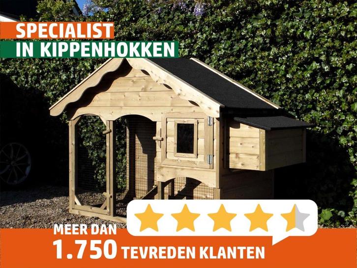 Kippenhok Nijverdal | Stevige kwaliteit | Passend advies, Dieren en Toebehoren, Pluimvee | Toebehoren, Nieuw, Kippenhok of Kippenren