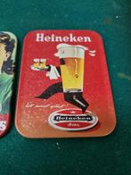 onderzetters heineken vintage 2 stuks, Ophalen of Verzenden