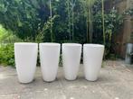 Elho pure soft bloempot wit 52cm hoog (2 stuks over), Tuin en Terras, Bloembakken en Plantenbakken, Ophalen, Tuin, Kunststof, Gebruikt
