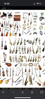 Muziek instrumenten gezocht!!, Ophalen of Verzenden